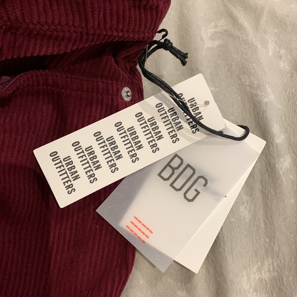 NWT Burgundy corduroy high-rise “mom” pants BDG Urban Outfitters - Picture 12 of 12